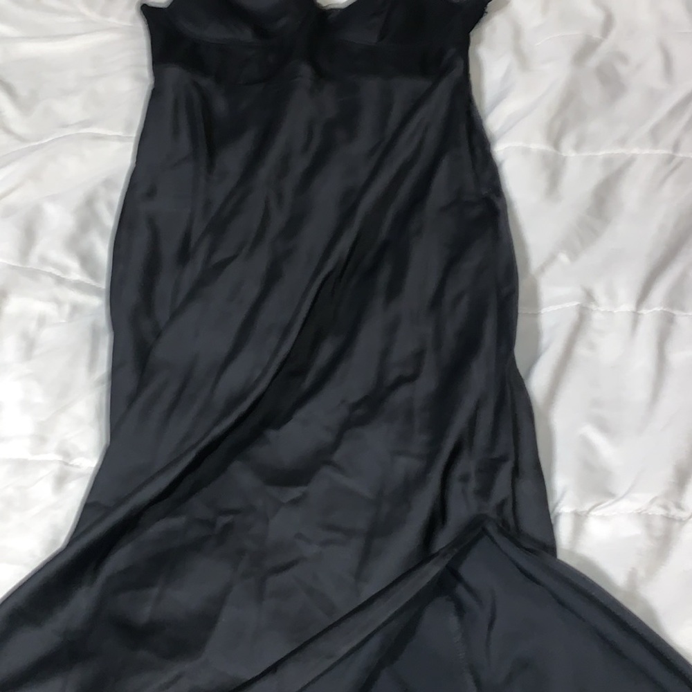 BLACK SATIN DRESS ‼️ - Picture 2 of 4
